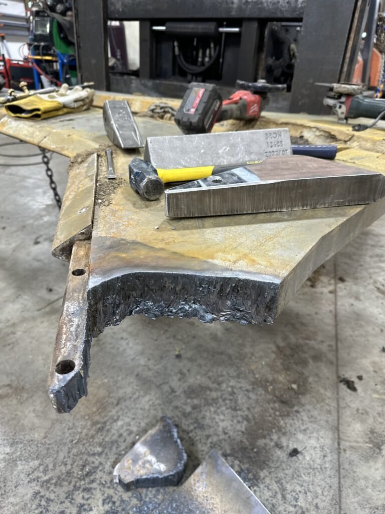 Broken blade welding repair